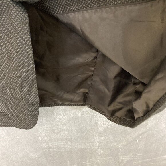 Calvin Klein Suit Jacket Mens Size 42 L Brown Stretch Tweed Blazer 42L EUC - Picture 11 of 16